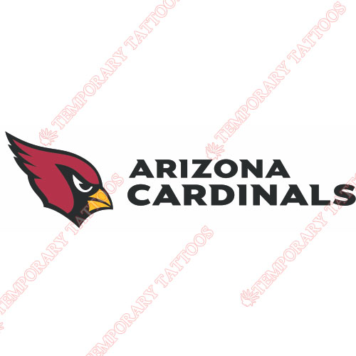 Arizona Cardinals Customize Temporary Tattoos Stickers NO.388